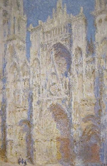 Claude Monet Rouen Cathedral West Facade Sunlight Sweden oil painting art